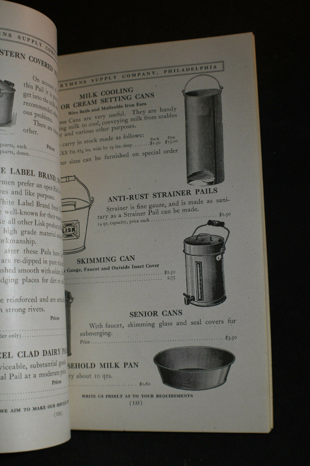 1917 The Bestov Book -ILLUSTRATED Dairy Equipment & Supplies Catalog -Philadelph