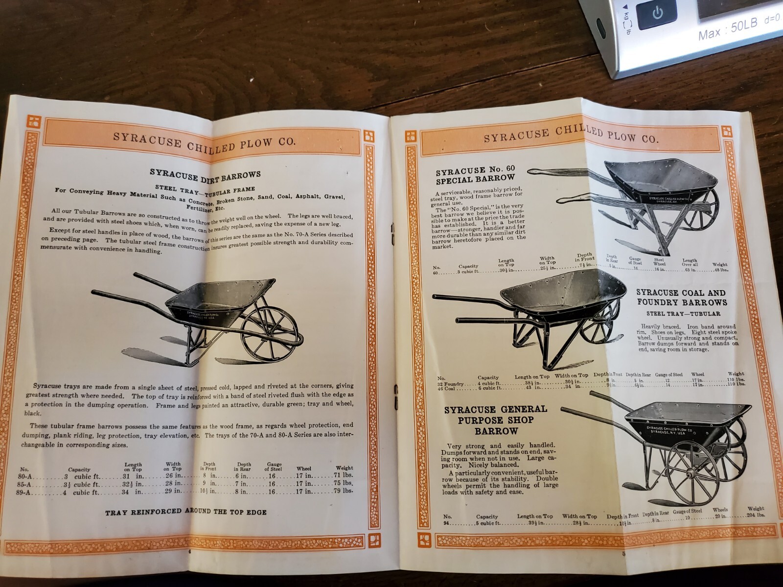 Vintage John Deere Syracuse Mailer, Series A-41-S. P. C. Co.-1925