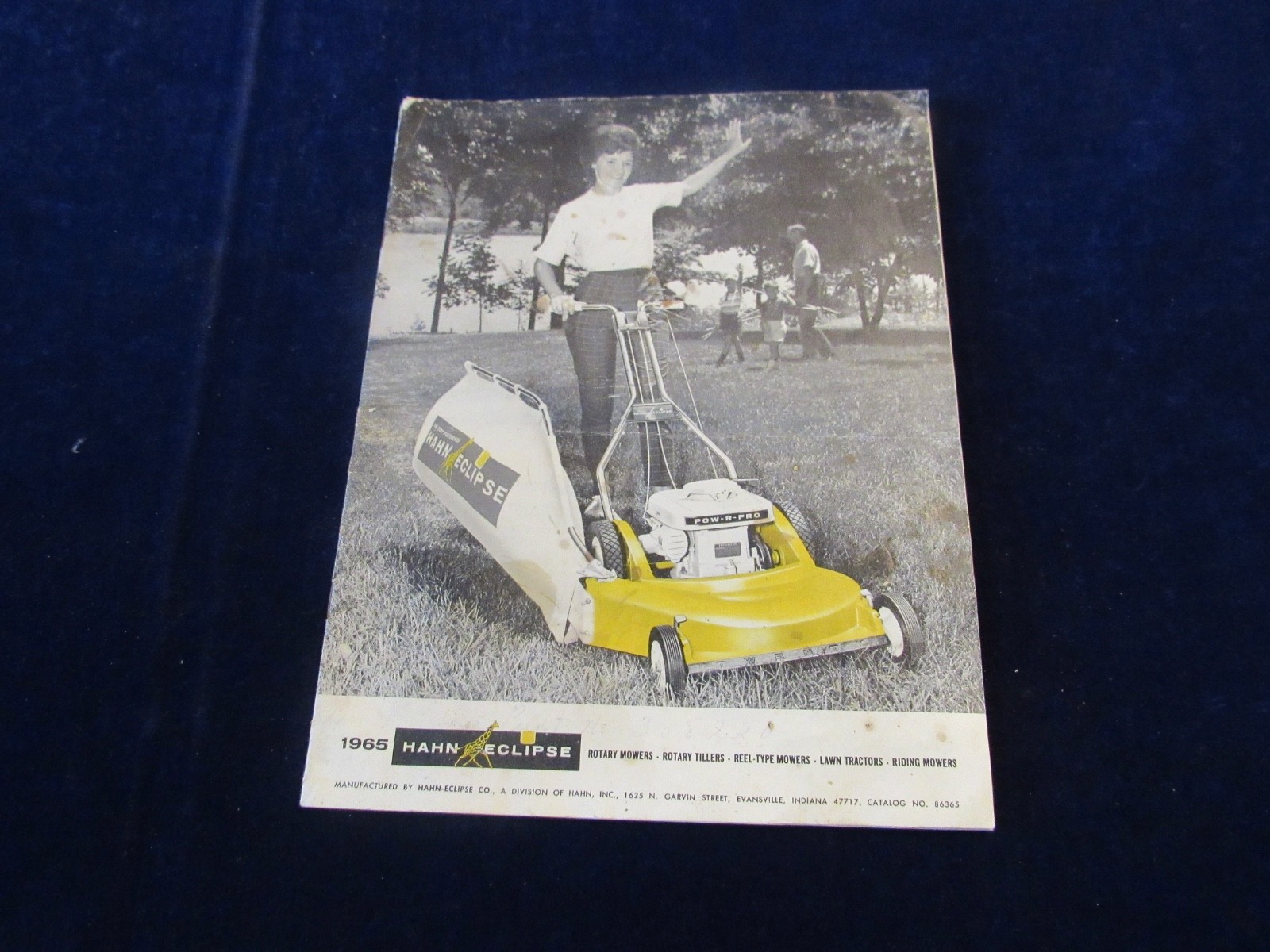 Vintage 1965 Eclipse Power Lawn Mower & Rotary Tiller Catalog Brochure C512