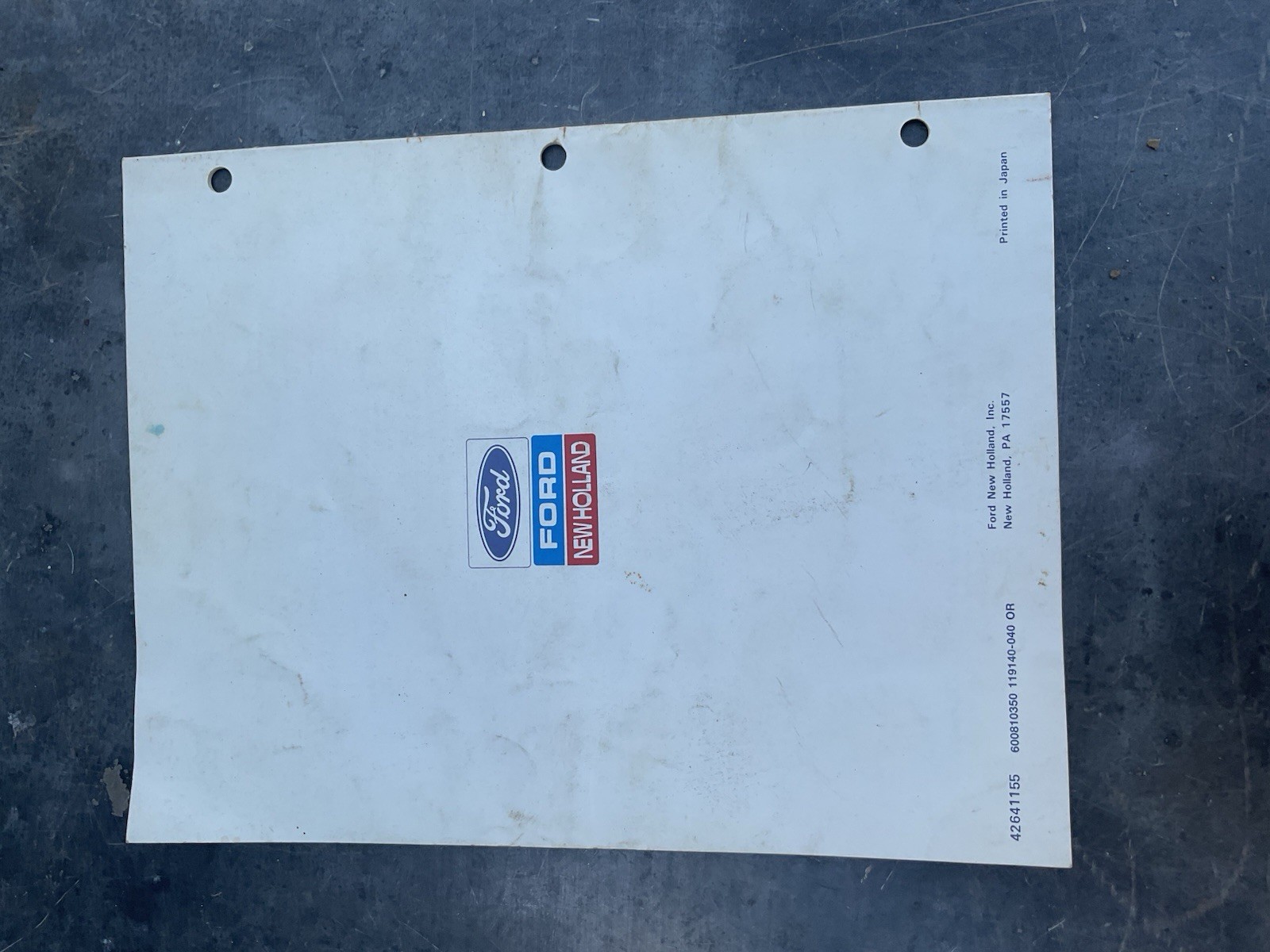 Ford 44 48 Inch Mower For GT Garden Tractor Manual