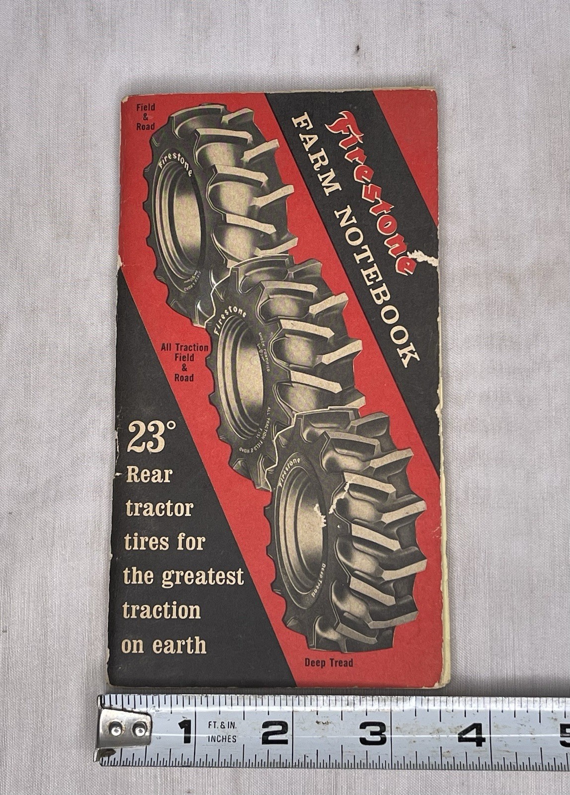1967 Firestone Farm Notebook Tractor Tire Advertising Ed Hamil California