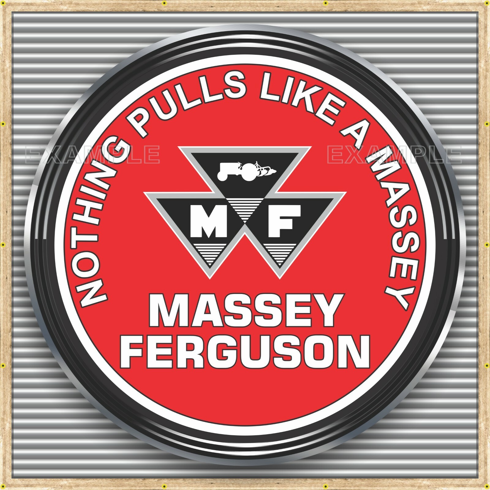 MASSEY FERGUSON TRACTORS DEALER SALES STYLE BANNER SIGN MURAL MED L XL XXL SIZES