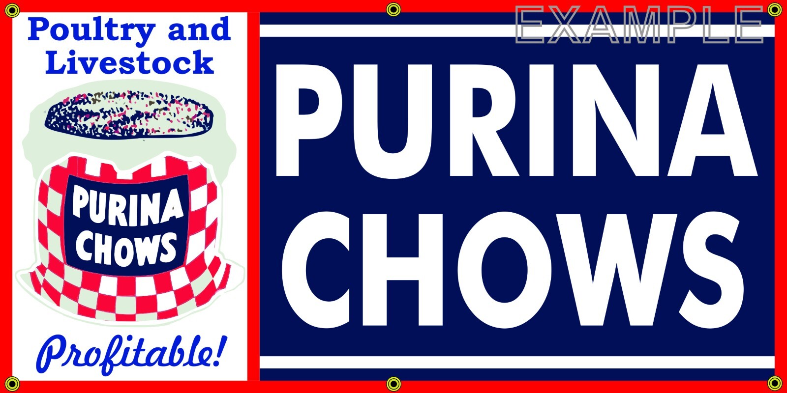BUILD YOUR OWN GROUP COMPETITION RODEO ARENA SIGN REMAKE BANNER SIZE CHOICES