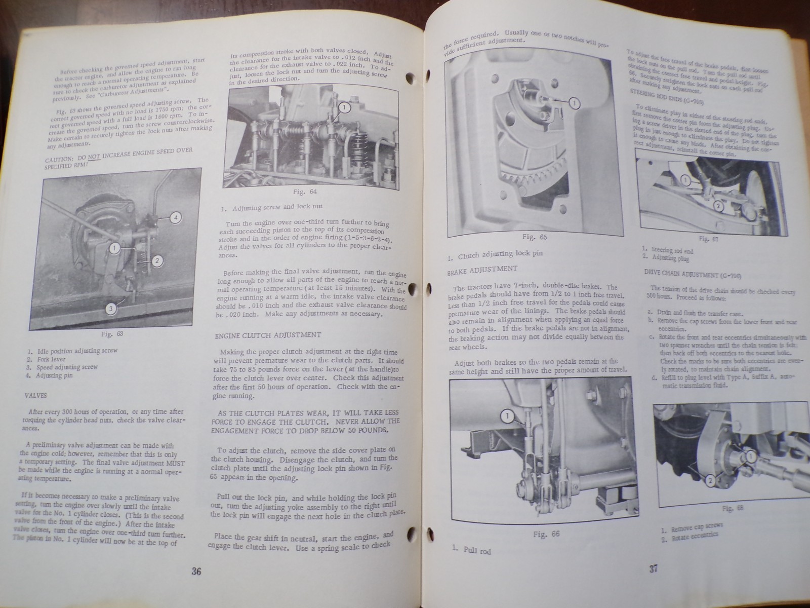 Minneapolis-Moline G-705, G-706 Tractors Operator&rsquo;s Manual