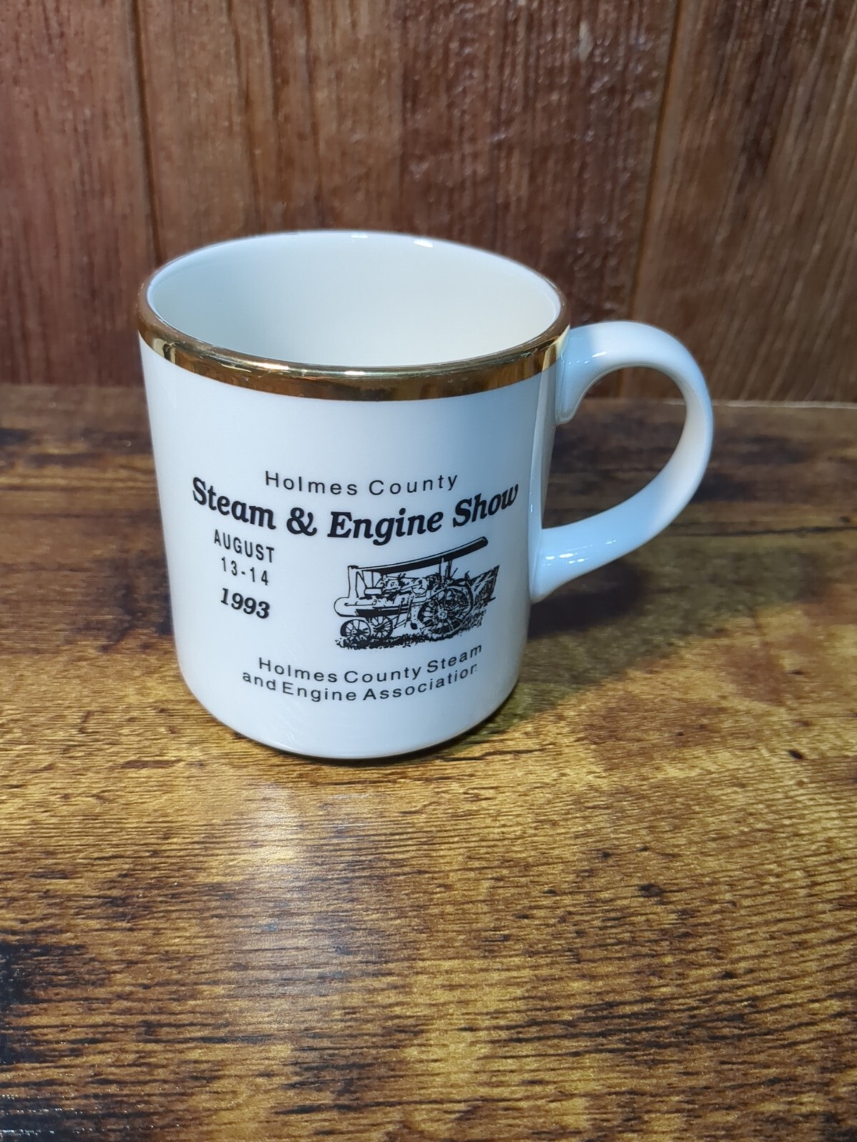 Holmes County Ohio Steam Engine Tractor Show 1993 Vintage Coffee Mug