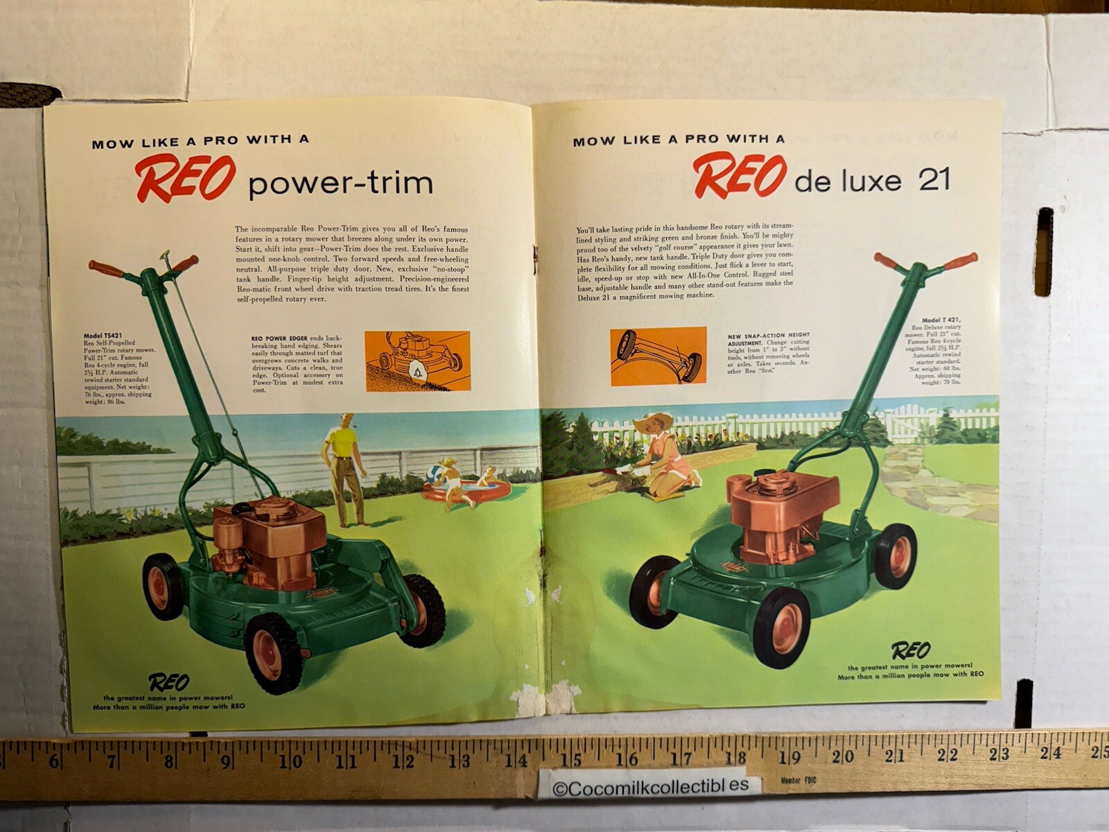 Vintage Give Your Lawn The Professional Touch With A Reo Lansing MI Brochure