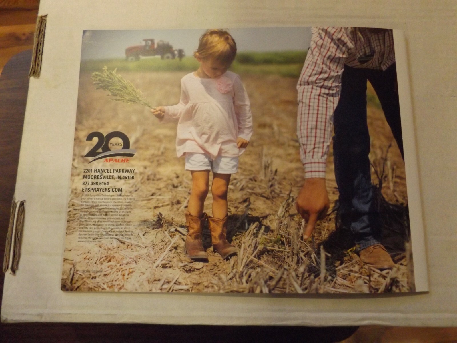 APACHE SPRAYER, 2017, 20 YEARS, RUN WITH US, ET 11.30.2016