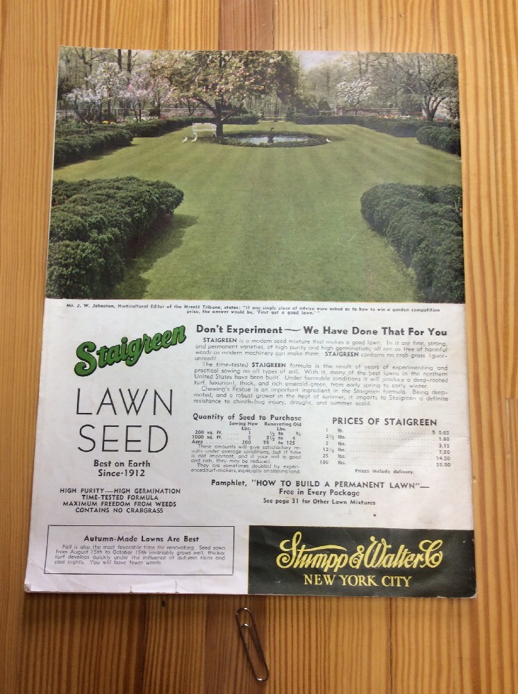 Strump And Walter Co American Grown Bulbs 1943 INV-P0058