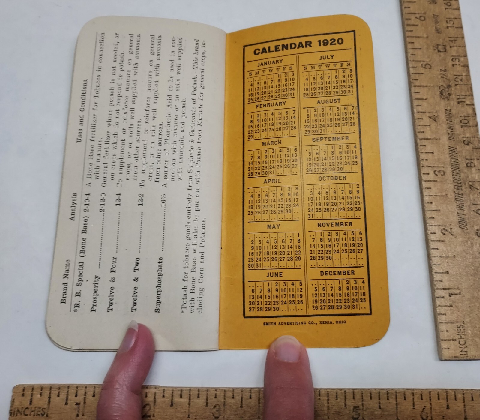 1920 DEMPWOLF&rsquo;S FERTILIZERS – York Chemical Works – BOOKLET – listing #5149