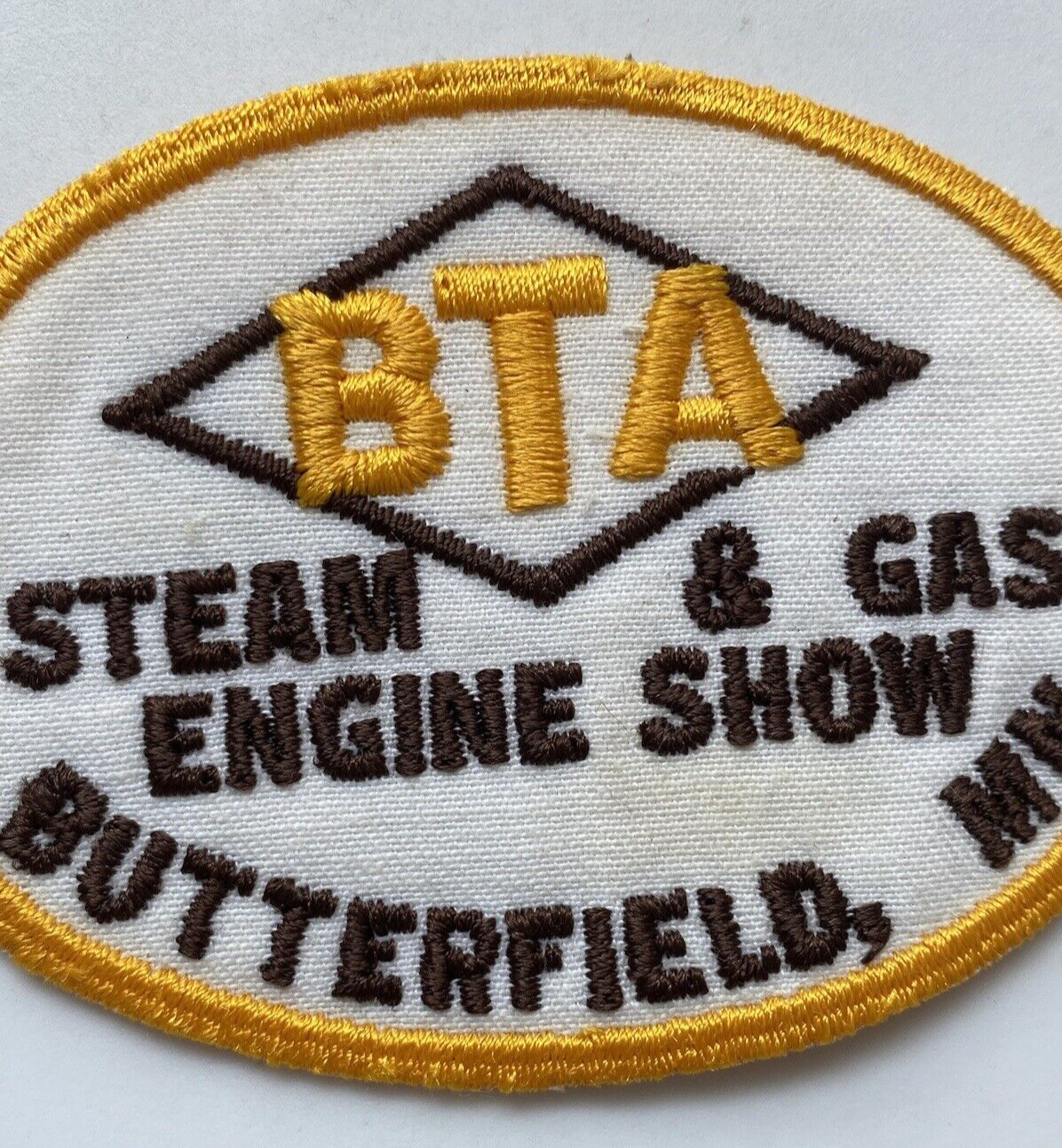 BTA Steam & Gas Engine Show Butterfield MN Minnesota Souvenir Embroidered Patch