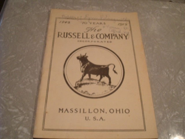 THE RUSSELL & CO ENGINES AND THRESHING MACHINERY CATALOG, STEAM TRACTORs 1912