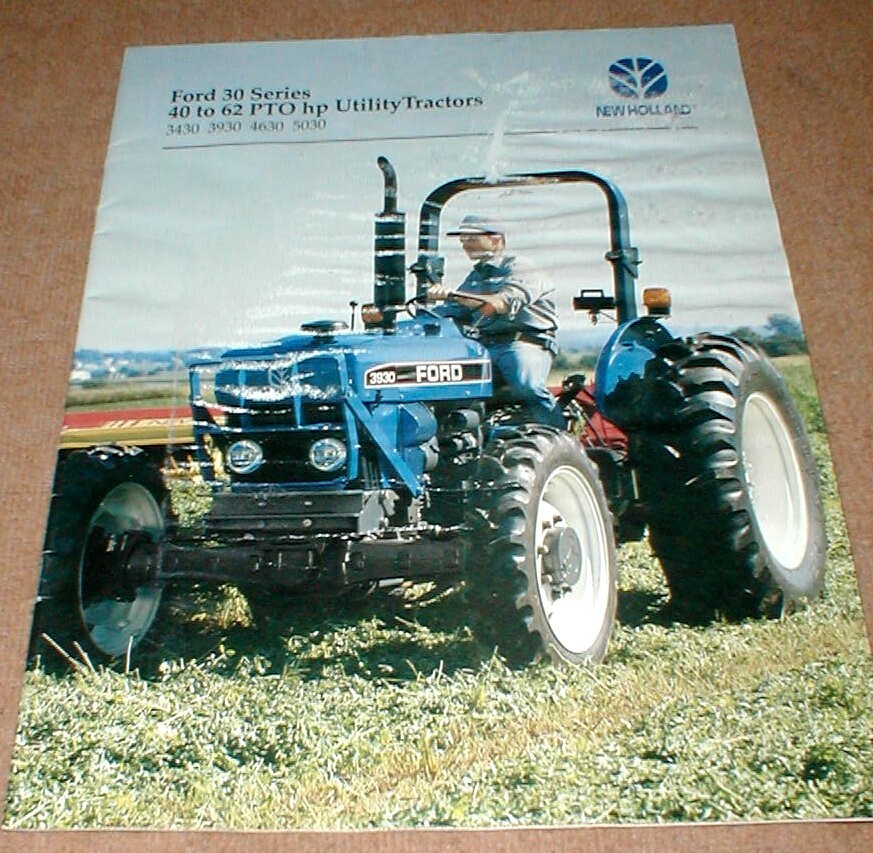 Ford New Holland 1995 Ford 30 Series Utility Tractors Full Color Dealer Brochure