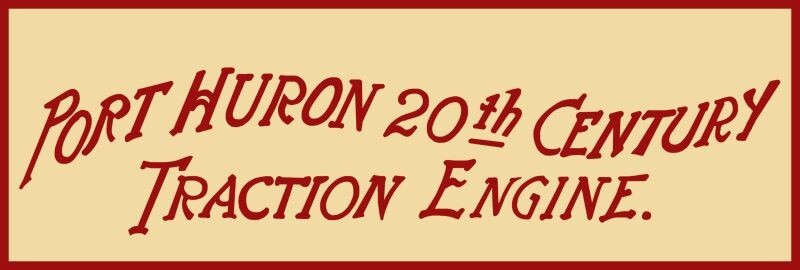 Port Huron Traction Engines NEW Sign 12×36&Prime; USA STEEL XL Size – 4 lbs