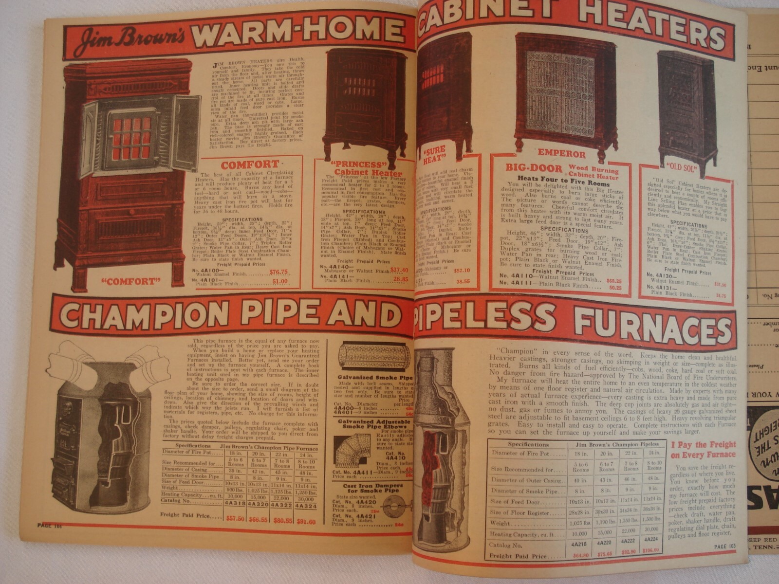 1930 CATALOG BARGAIN BOOK JIM BROWN FENCE & WIRE AGRICULTURAL FARM POULTRY