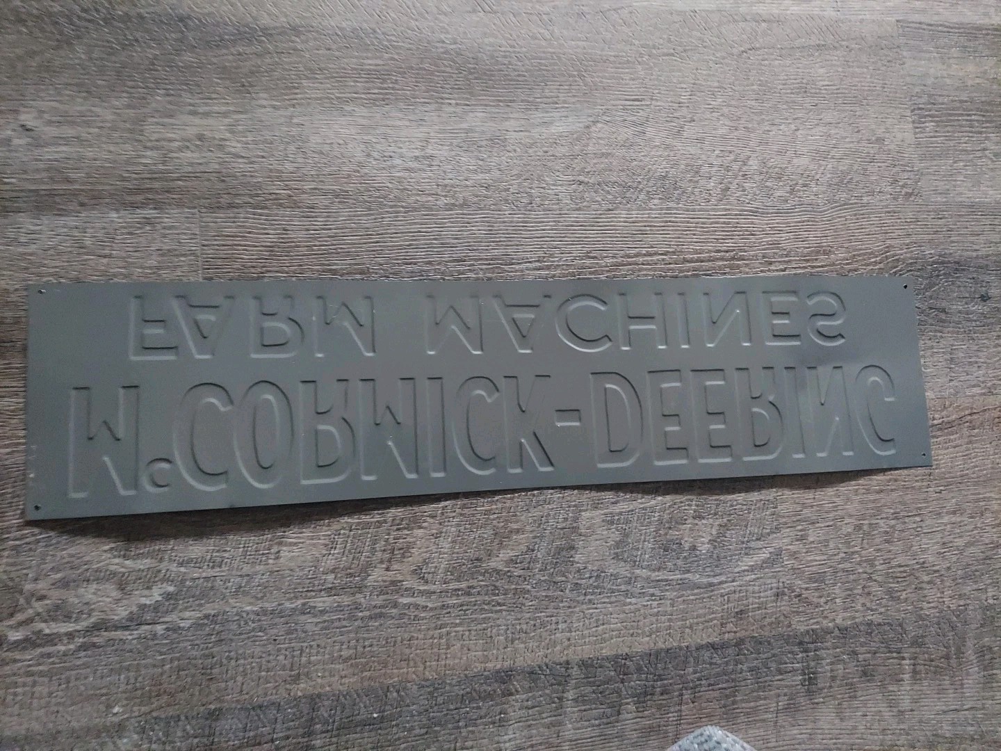 McCormick-Deering Farm Machines Metal Sign