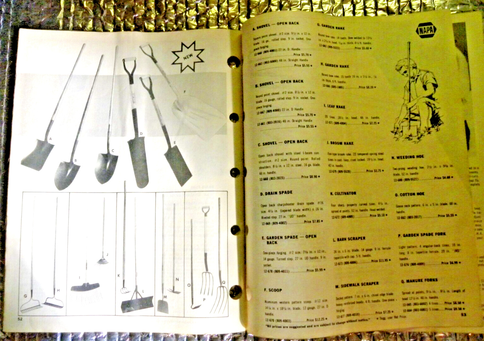 1976 Napa Balkamp Agricultural Farm & Ranch Parts Supplies Catalog FREE SHIP !