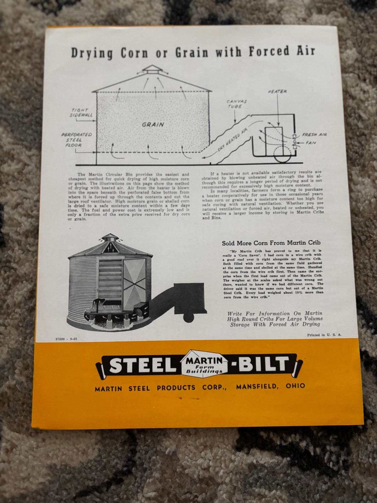 Martin Grain Storage & Conditioning Brochure DCPA26