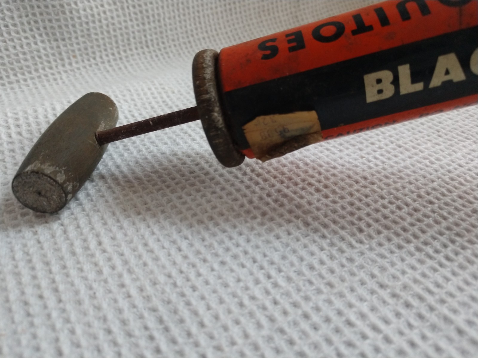 Vintage Black Flag All Purpose Bug Pump Sprayer Antique wood handle.