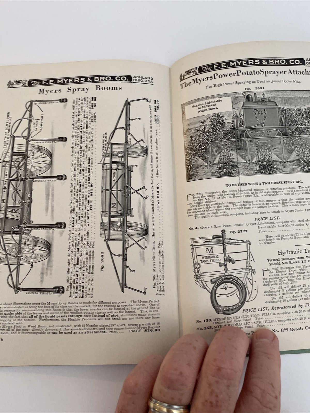 1931 Myers Power Spray Pumps PS.31 Catalog Lehigh Valley Supply Allentown Pa