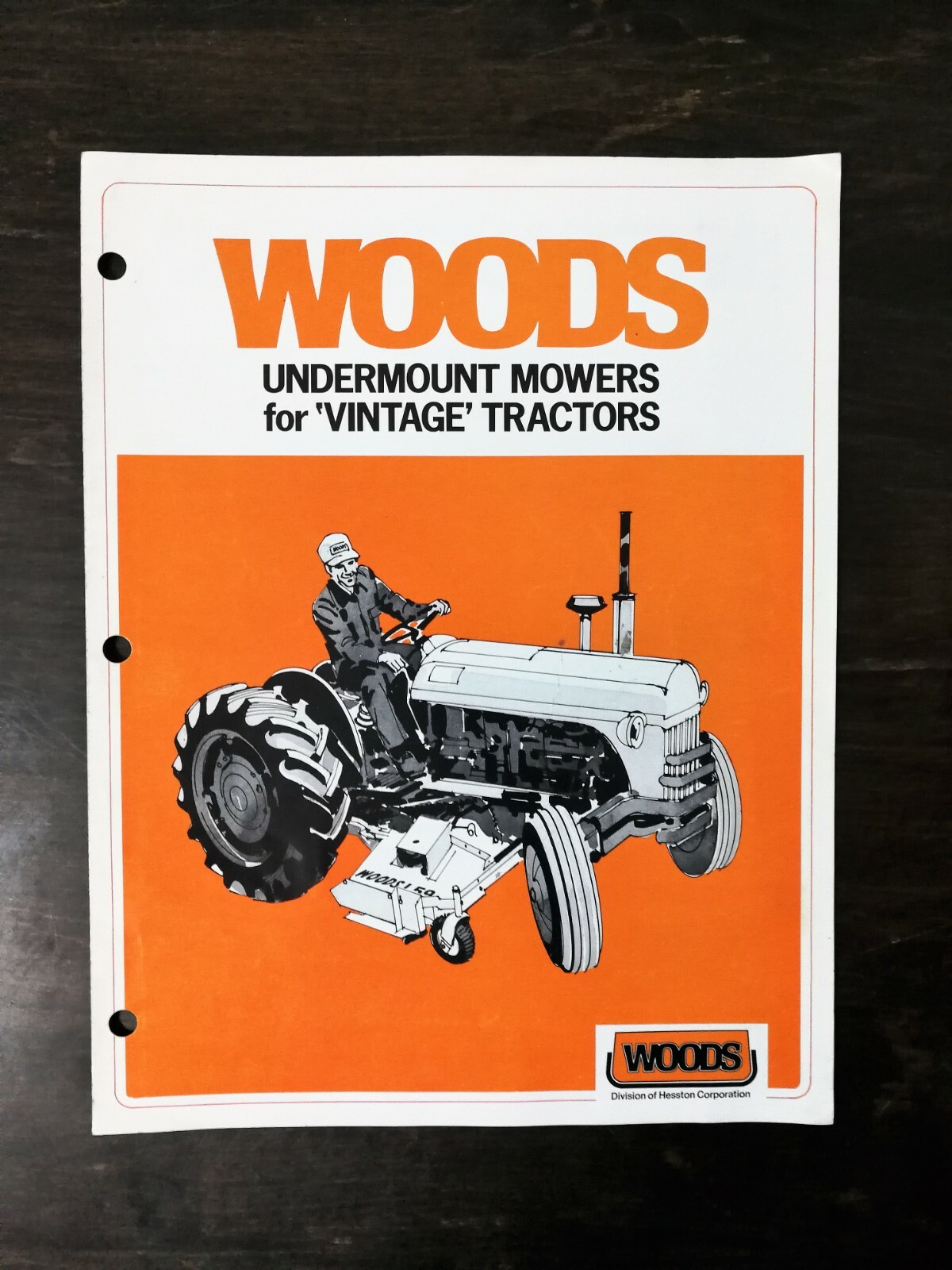 Vintage Woods Undermount Mowers Tractor Dealership Brochure