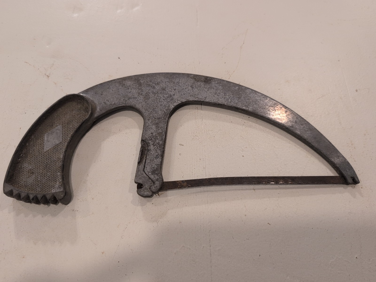 Vtg Farmers Elevator Co Summit South Dakota Hacksaw Meat Saw Obert Olson