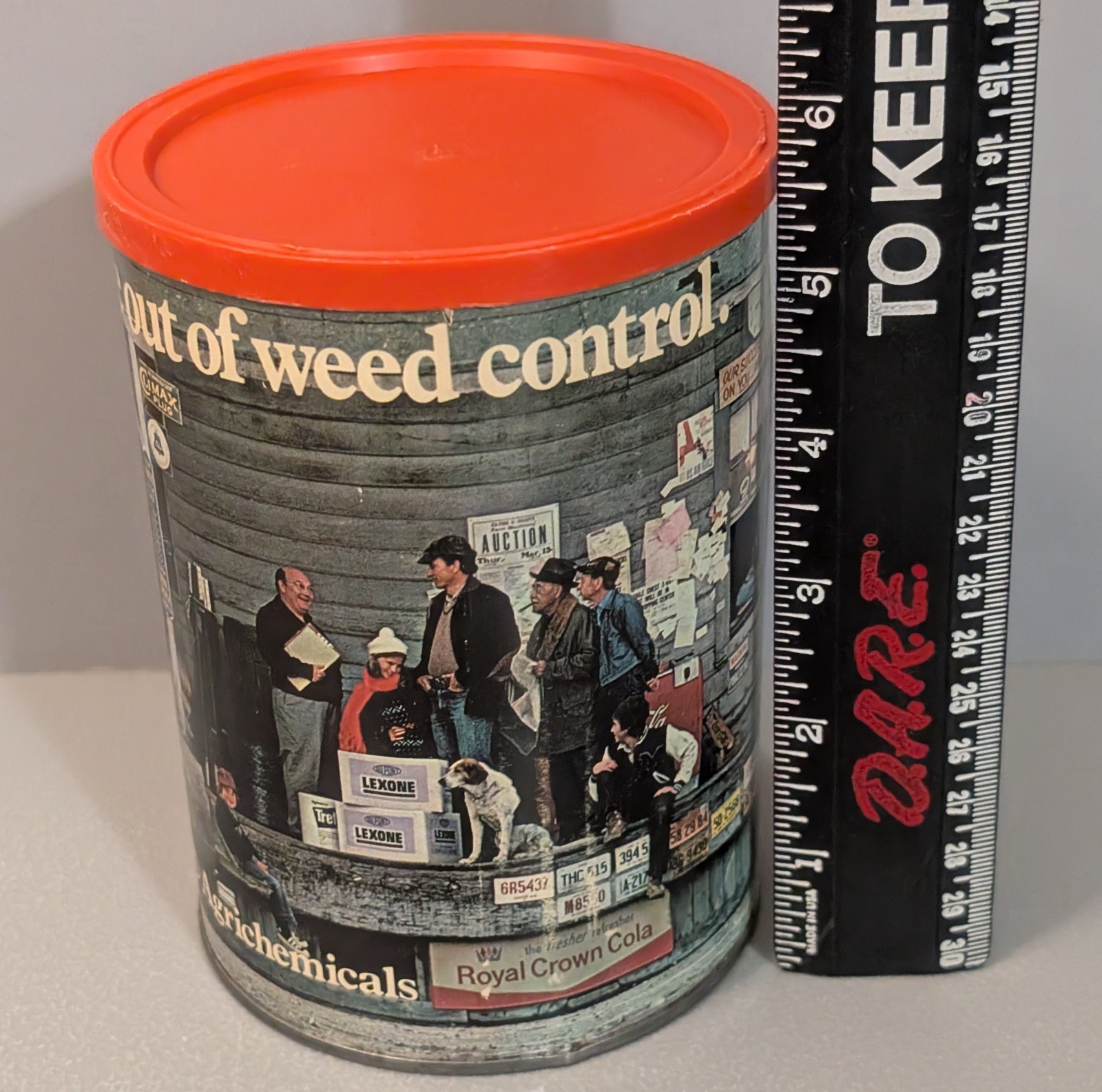 Vintage DuPont Weed Control Puzzle – Agrichemicals Puzzle Ad Promo Canister Can