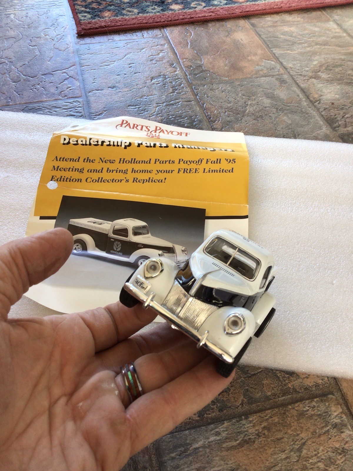 New Holland 1995 Dealer Only Limited Edition Collectors Parts Payoff Coin Bank