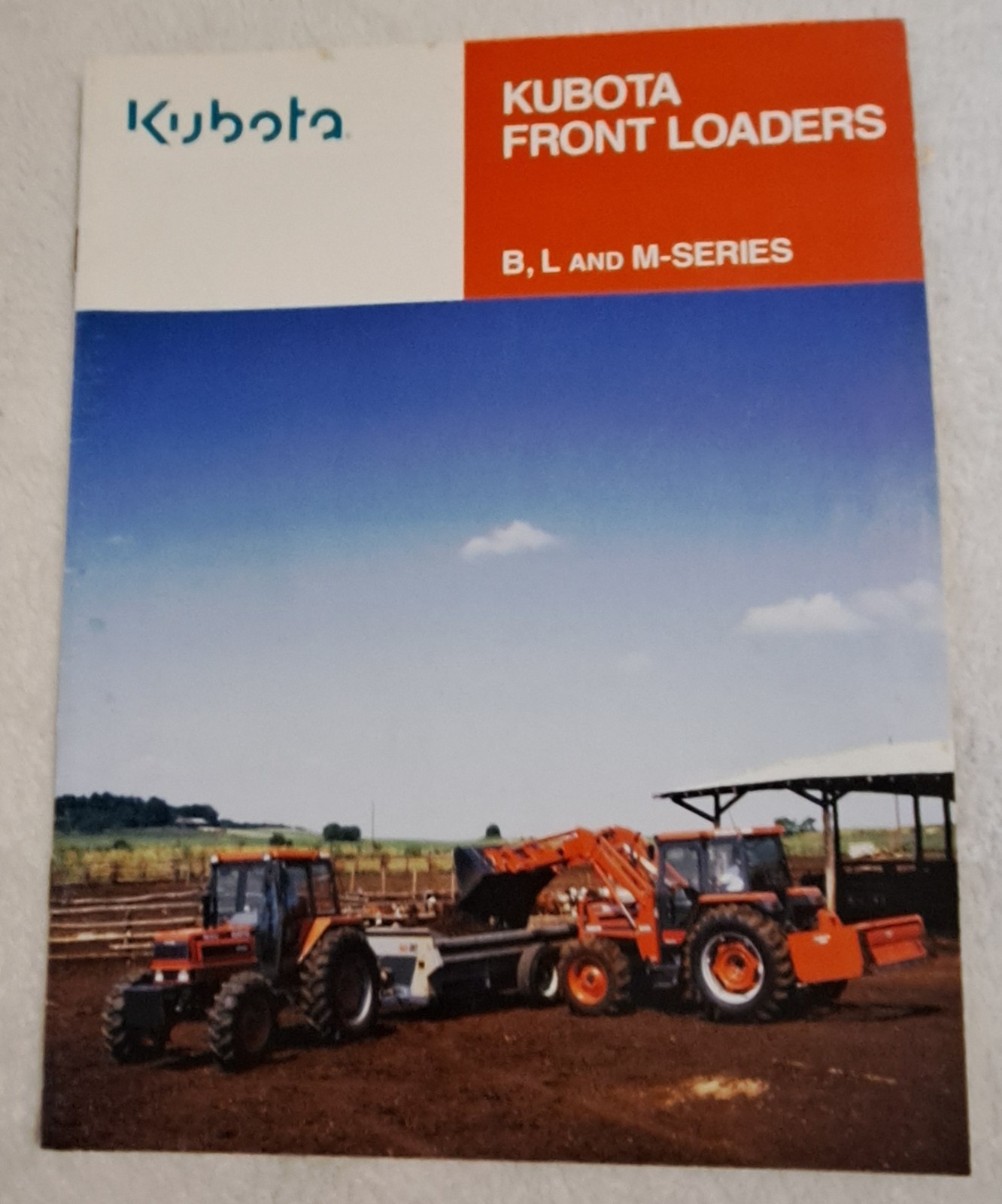 Kubota Front Loaders for B & L & M Series Tractors. Dealers Brochure