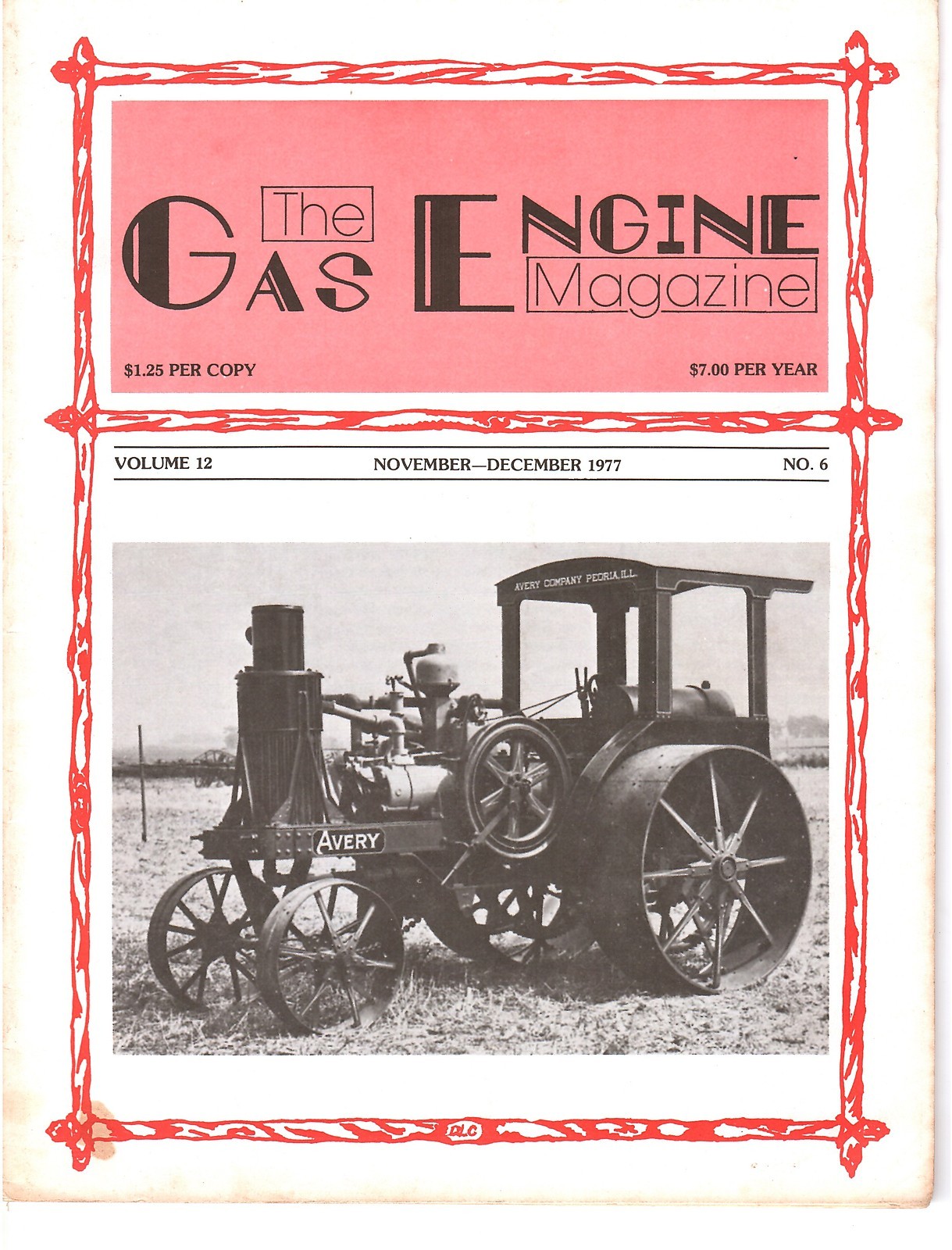 1977 Gas Engine Magazine, Auto Sparkers, Antique Tractors and Gasoline Engines