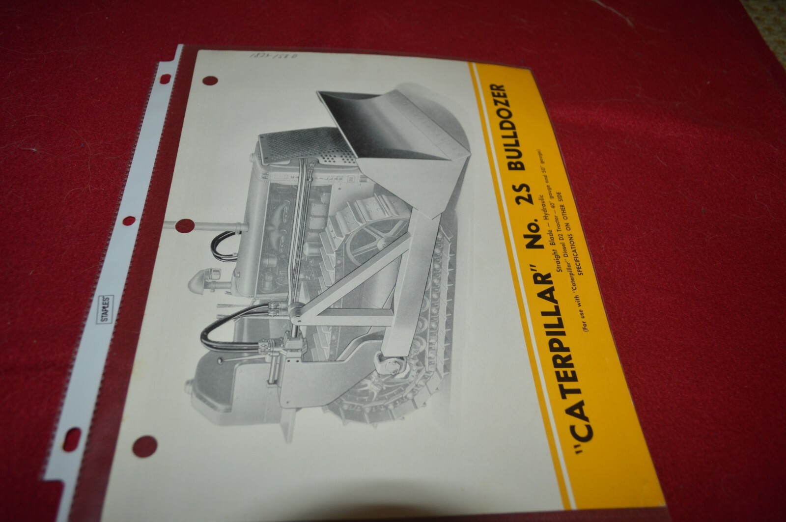 Caterpillar 2S Bulldozers For 1949 Dealer&rsquo;s Brochure AMIL16
