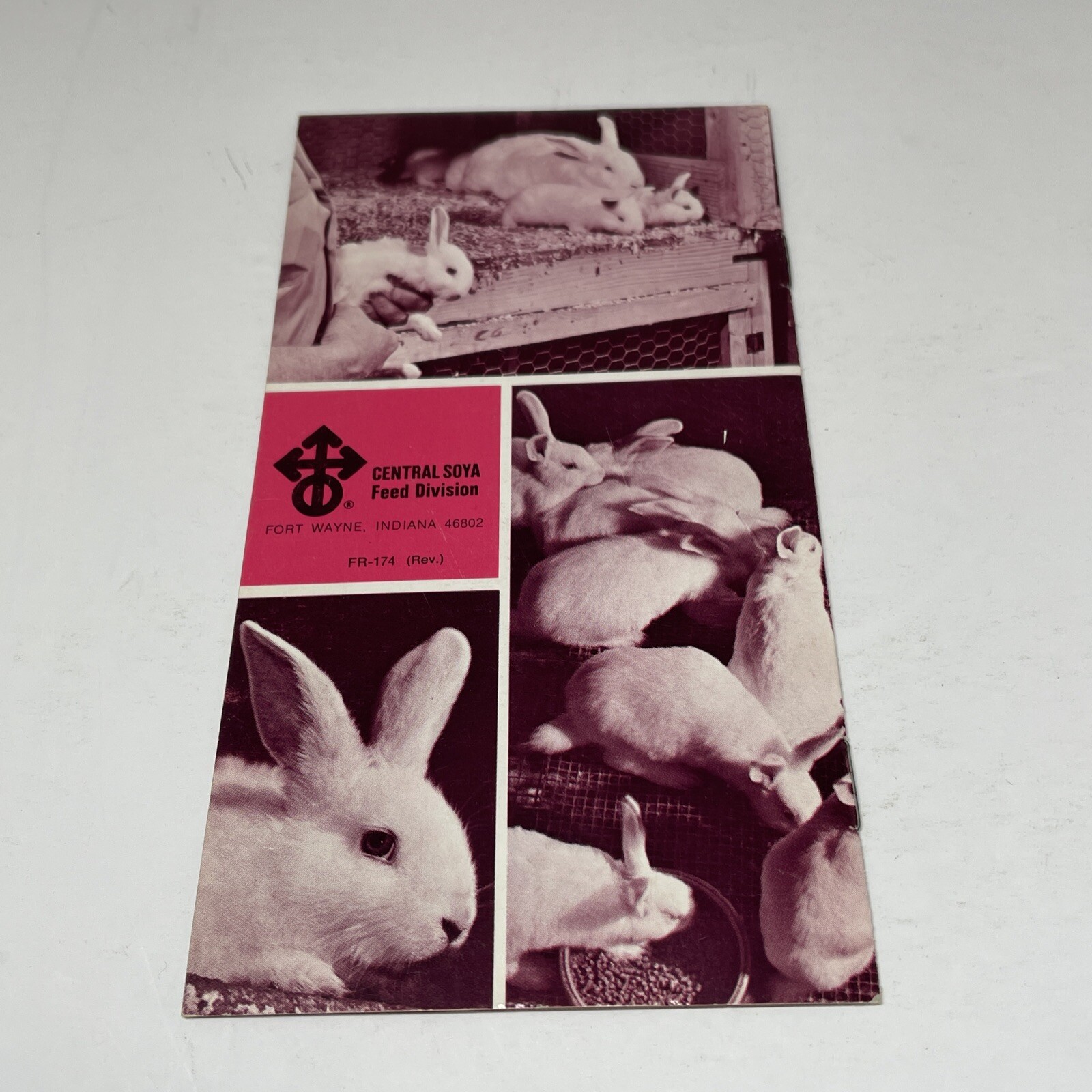 Rabbit Raising Manual Master Mix Vintage Catalog Brochure Outdoor Raised