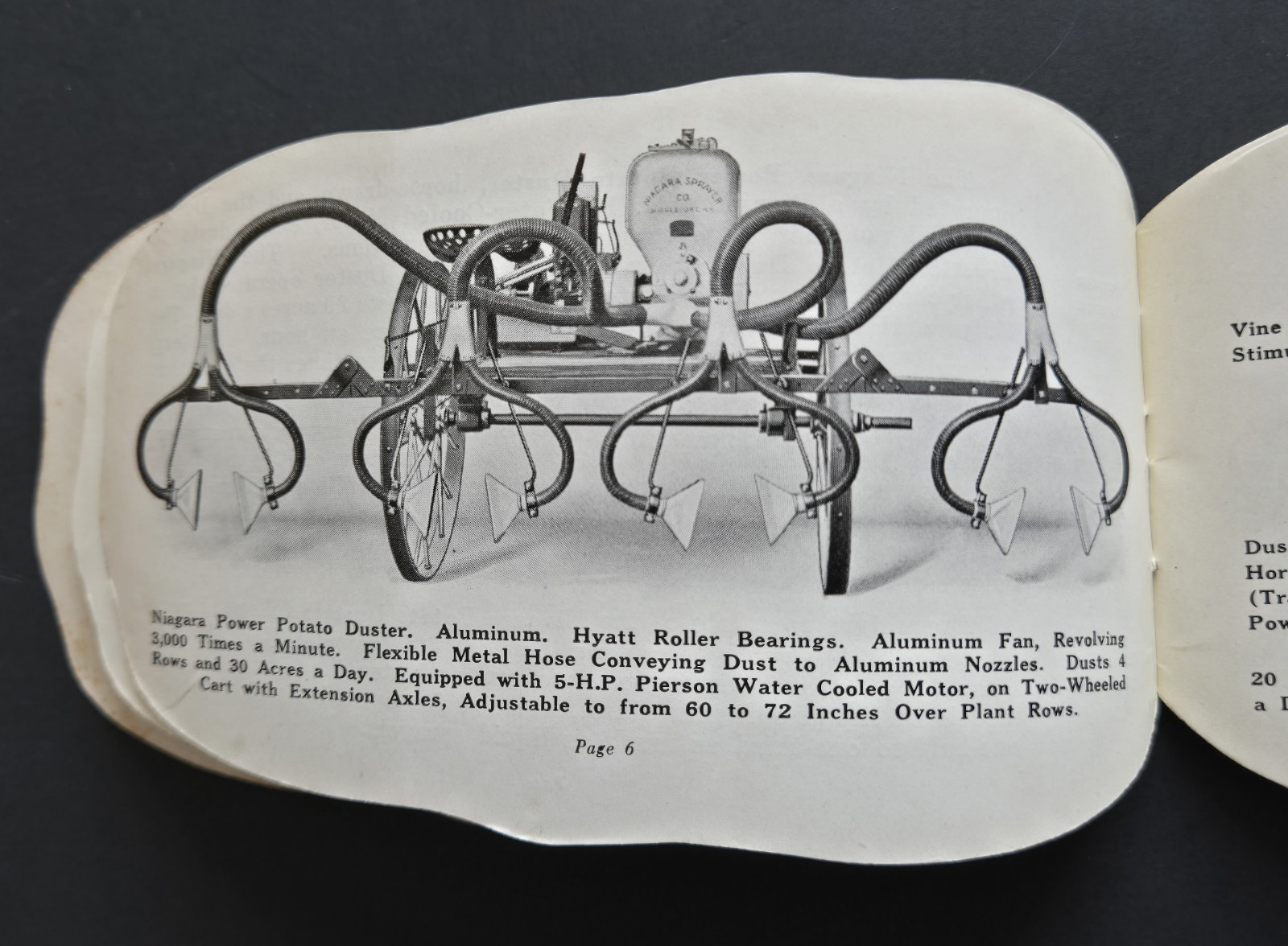 Niagara Potato Dusts Sprayer Company Dealer Booklet Pamphlet Middleport New York