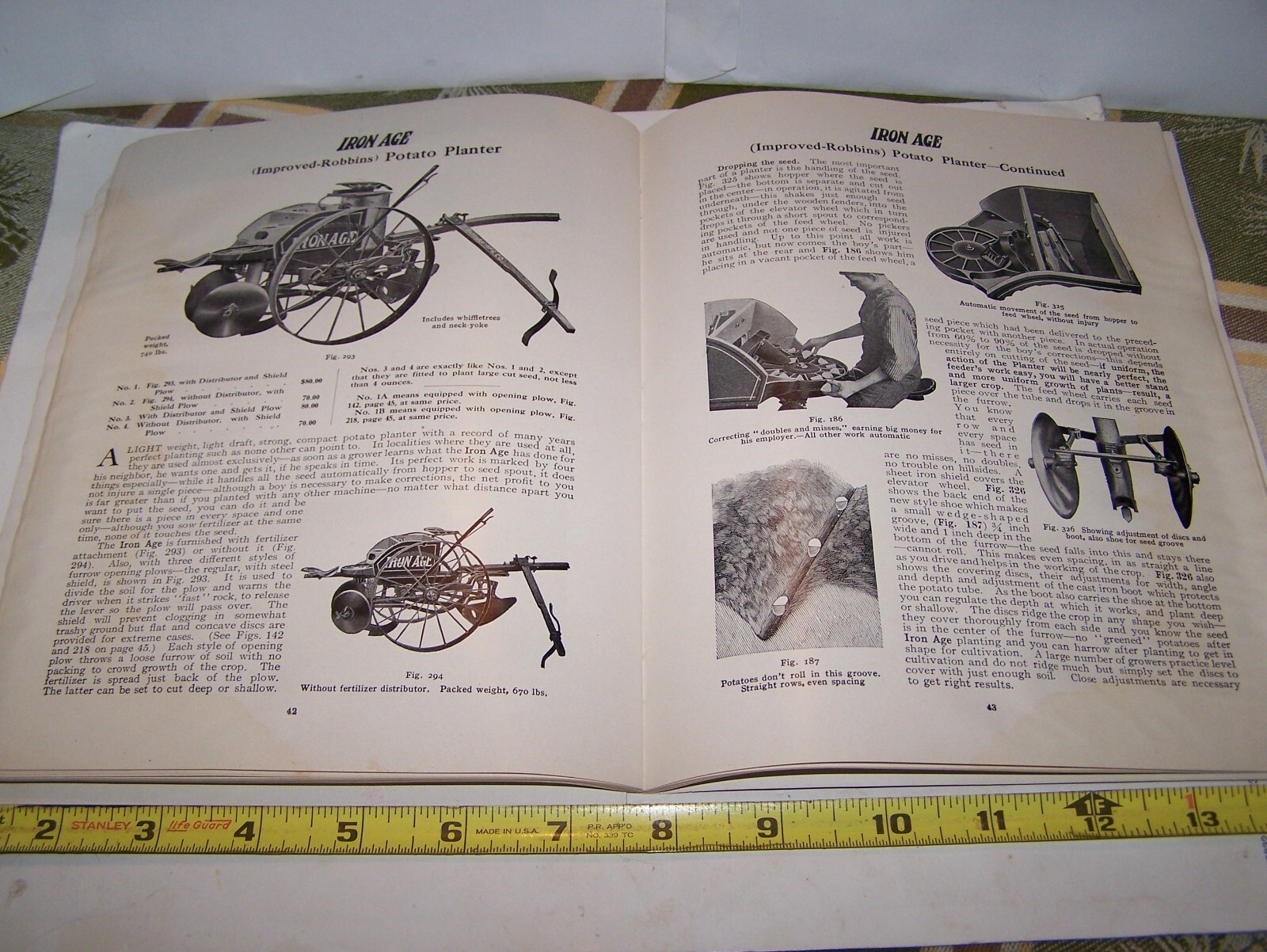 IRON AGE 1910 Full Line Sales Catalog Cultivator Plow Planter Farm Garden NICE!