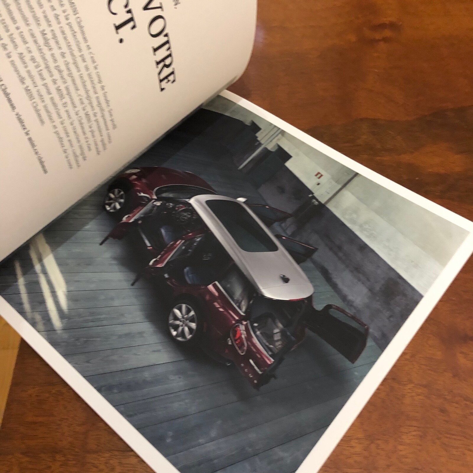 MINI COOPER ACCESSOIRES SERVICE PIECES, PARTS ACCESORIES FRENCH VERSION BROCHURE