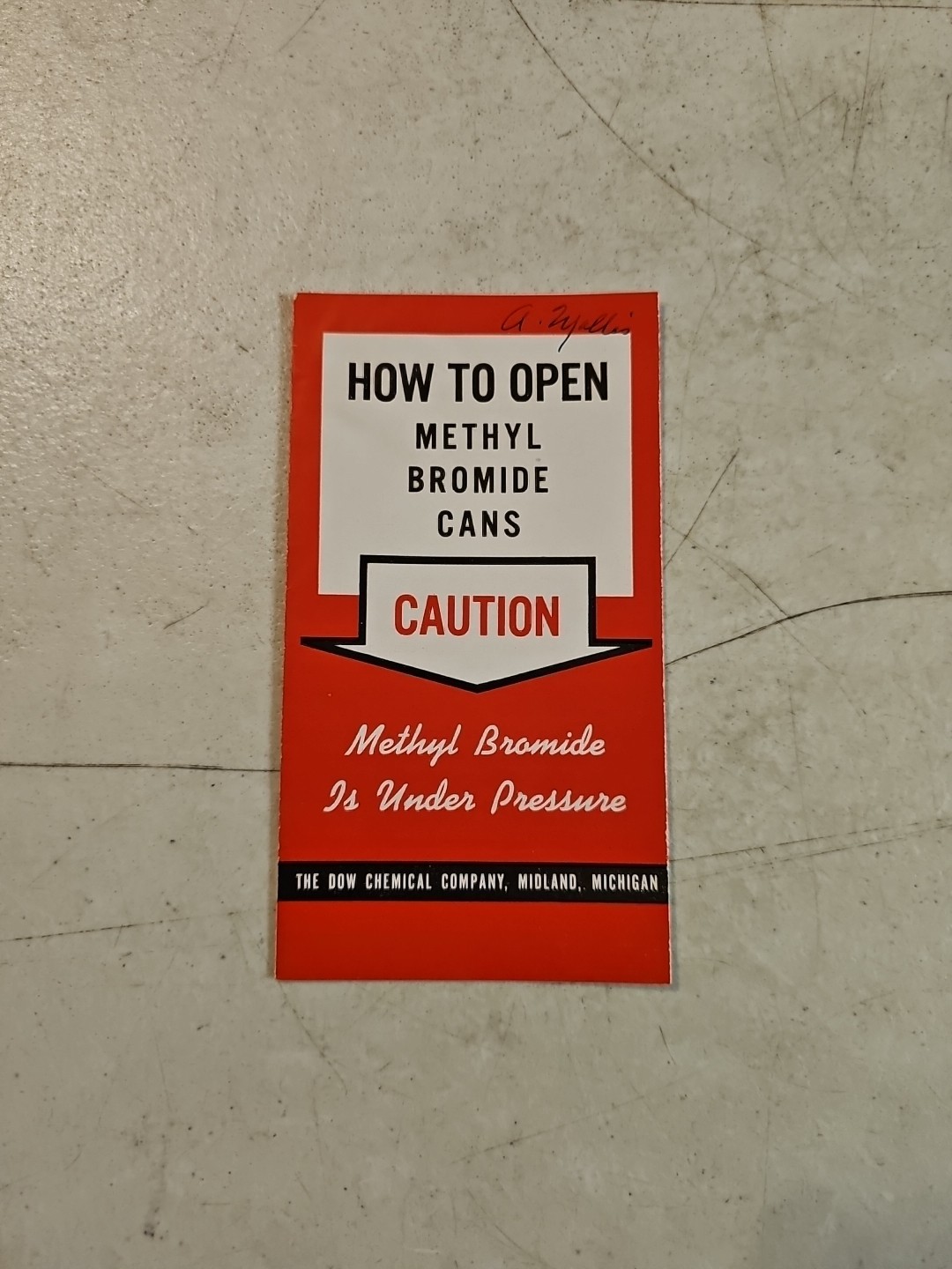 Vintage 1948 Dow Chemical Methyl Bromide Brochure