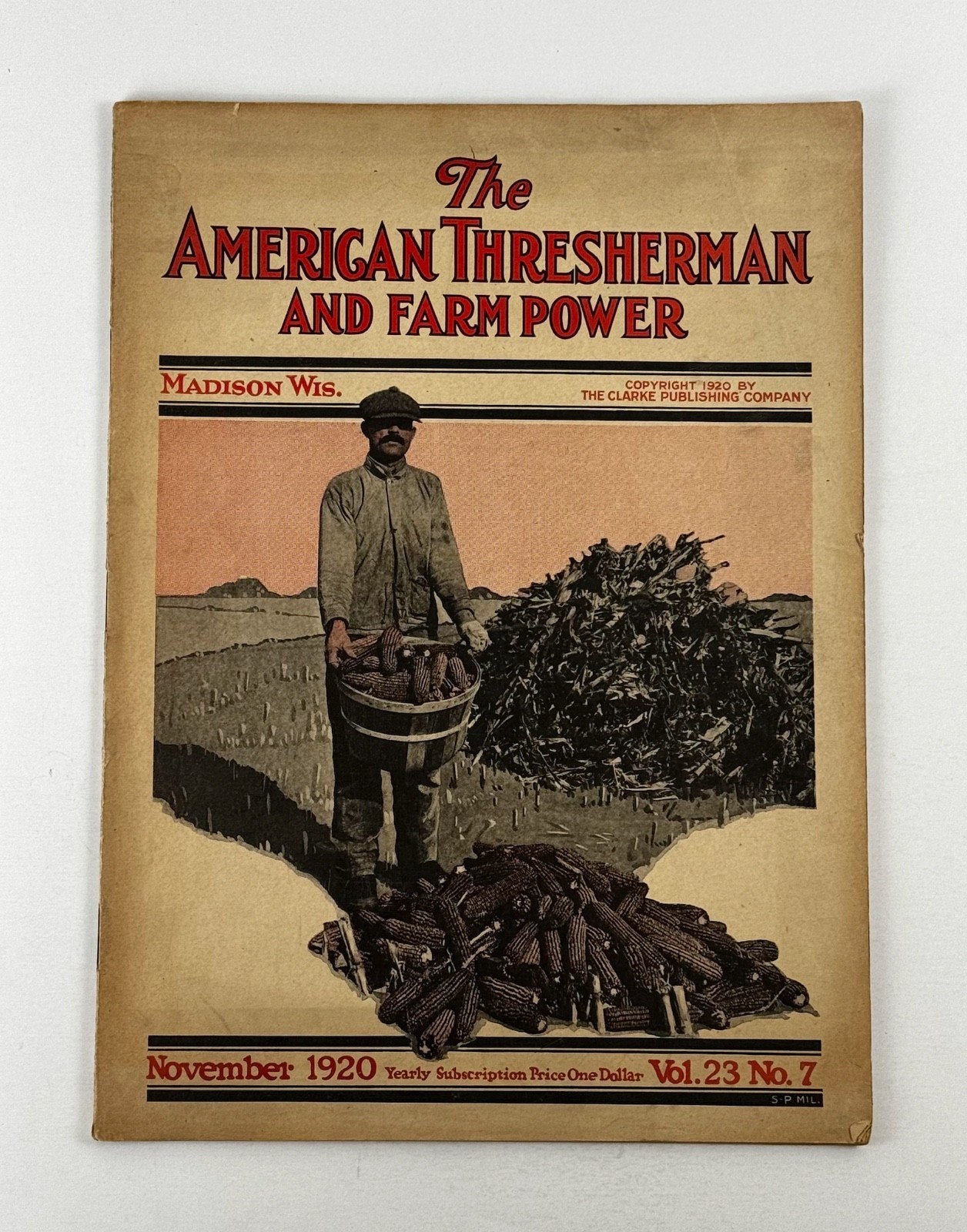 The American Thresherman & Farm Power MAGAZINE November 1920 MADISON, WIS.