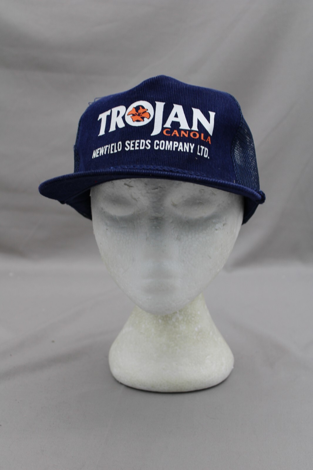 Vintage Farming Hat – Trojan Canola Newfield Seeds – Adult Snapback