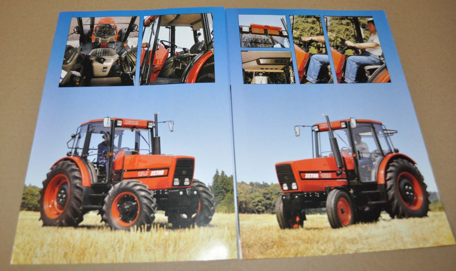 Zetor 9520 9540 Tractor Specification Brochure Prospekt DK
