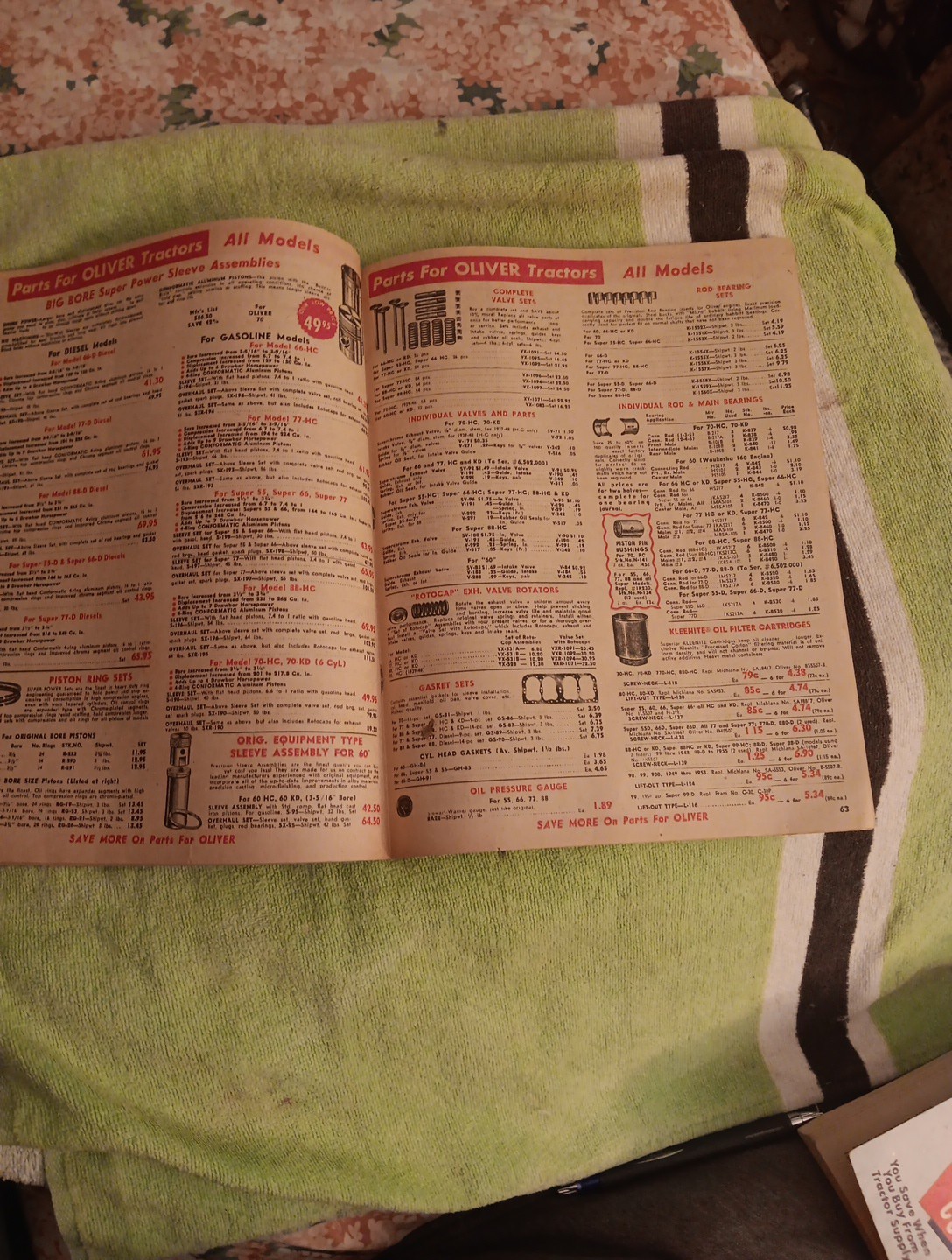 1960 Tractor SUPPLY COMPANY PART GUIDE Blue BOOK Agricultural Machinery Magazine