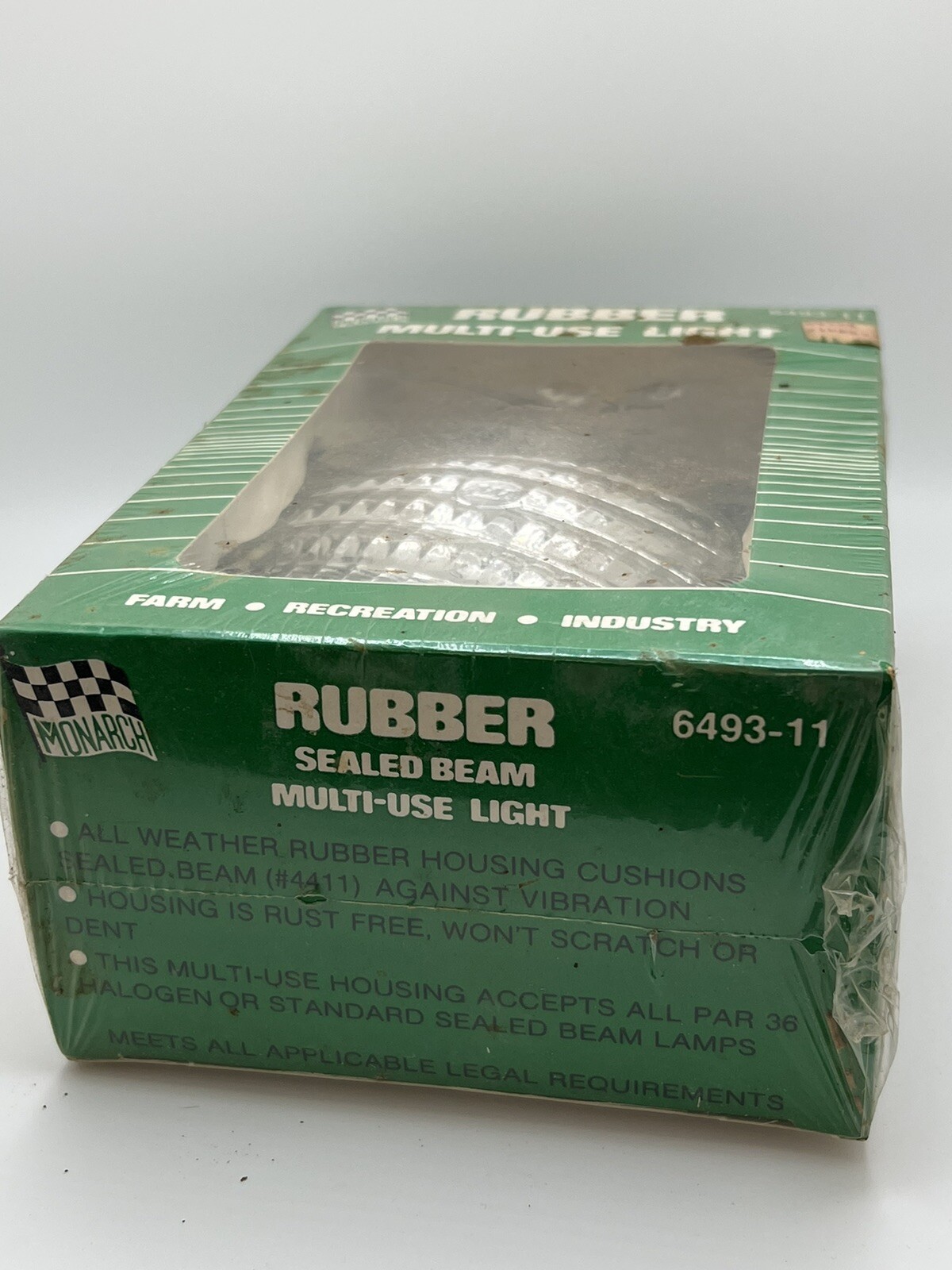 Vintage Monarch Rubber Multi-Use Light Farm Recreation Industry 6493-11 Sealed