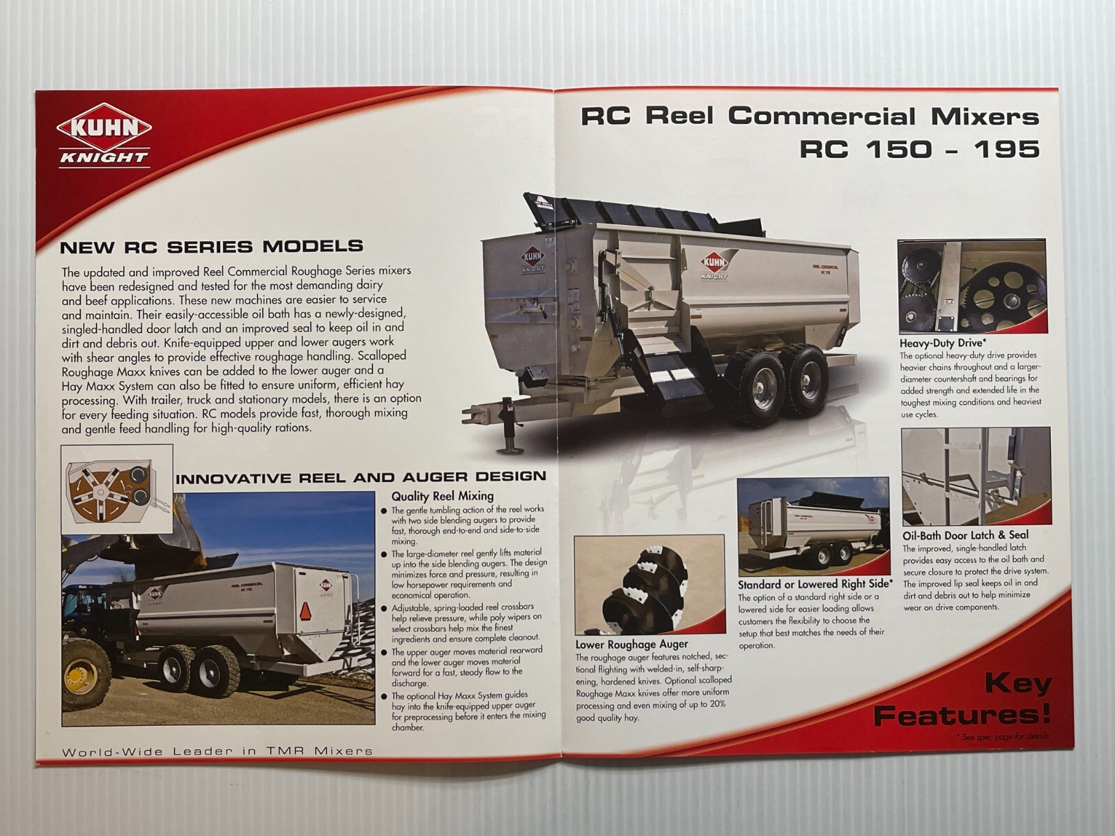 KUHN – RC Reel Commercial TMR Mixers – Sales Brochure *Original 2009*