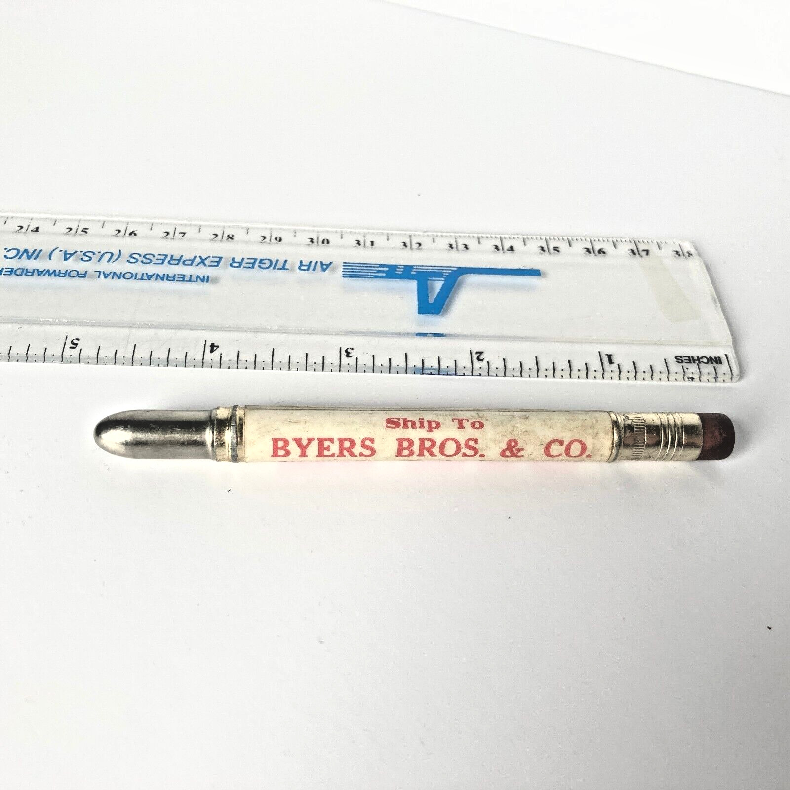 Byers Bros Stockyards Bullet Pencil Omaha Nebraska Livestock Stock Yards