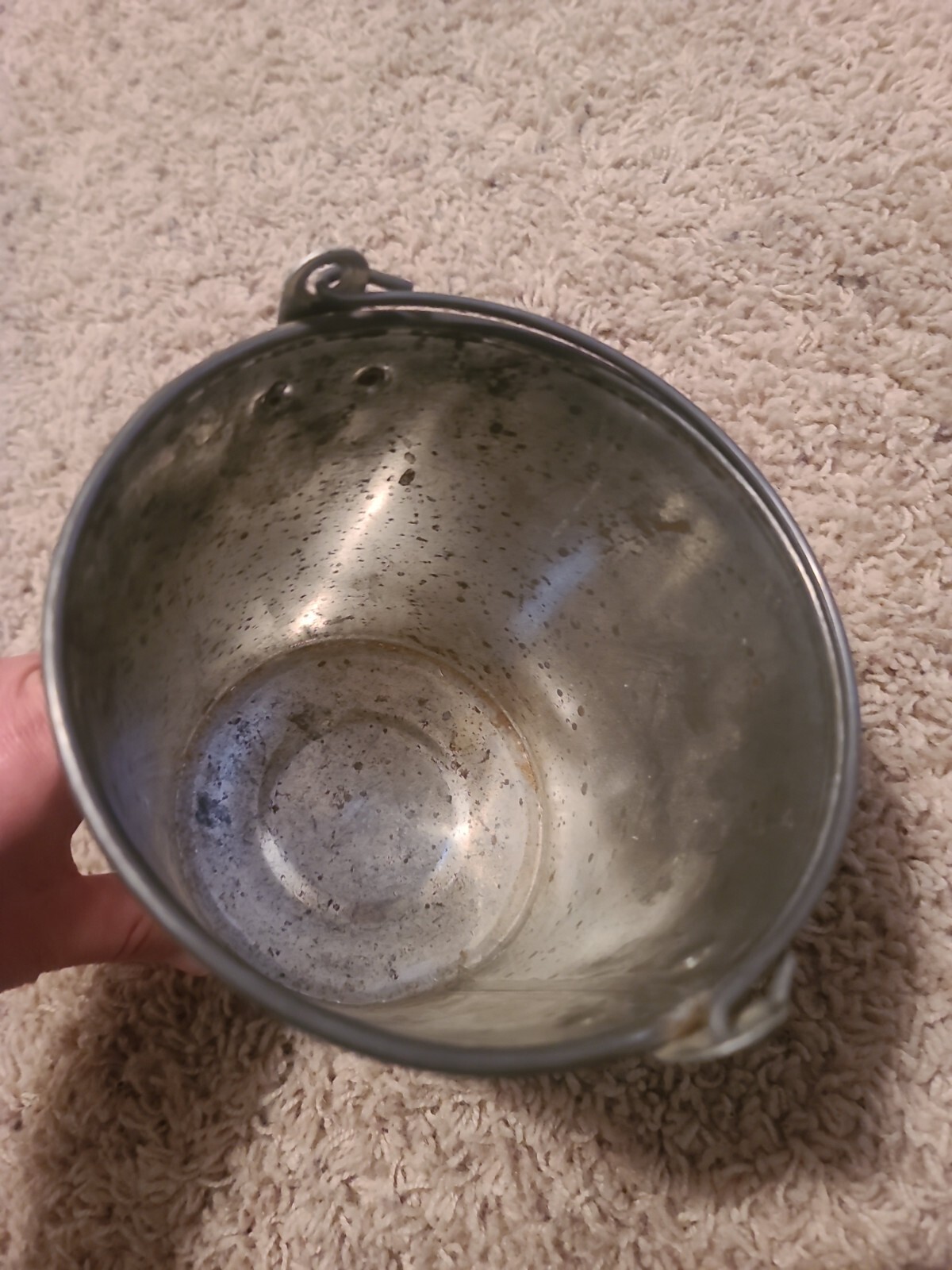 MINNESOTA STATE FAIR 6&Prime; BUCKET PAIL ADVERTISING A W HOLTE SALES ST PAUL