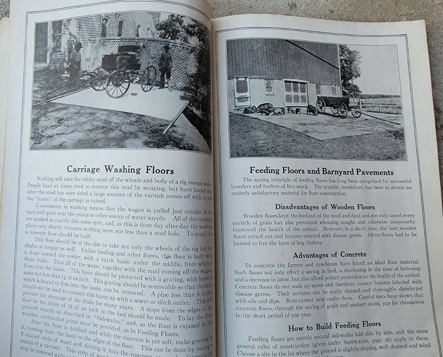 c1910 Advertising Catalog &lsquo;Concrete in the Country&rsquo; Universal Portland Cement Co