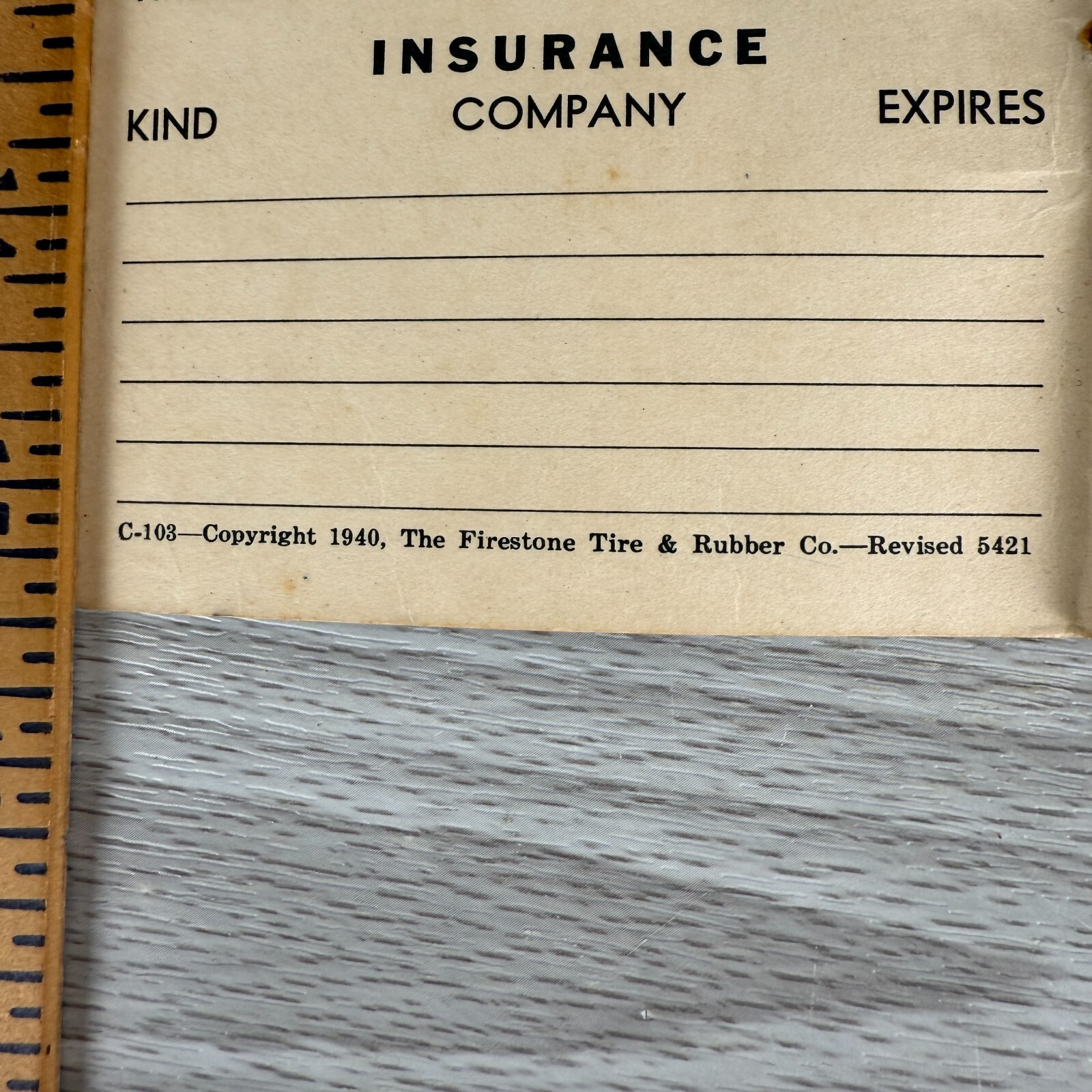 Vtg Notebook 1946 Firestone Farm Guide Book Income Expense Records USED WRITING