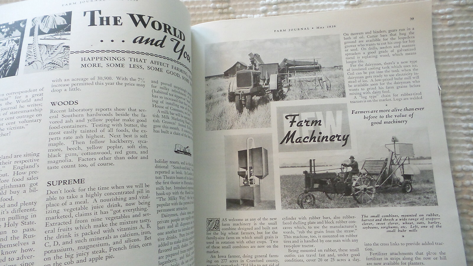 May 1936 FARM JOURNAL MAGAZINE Farm & Home