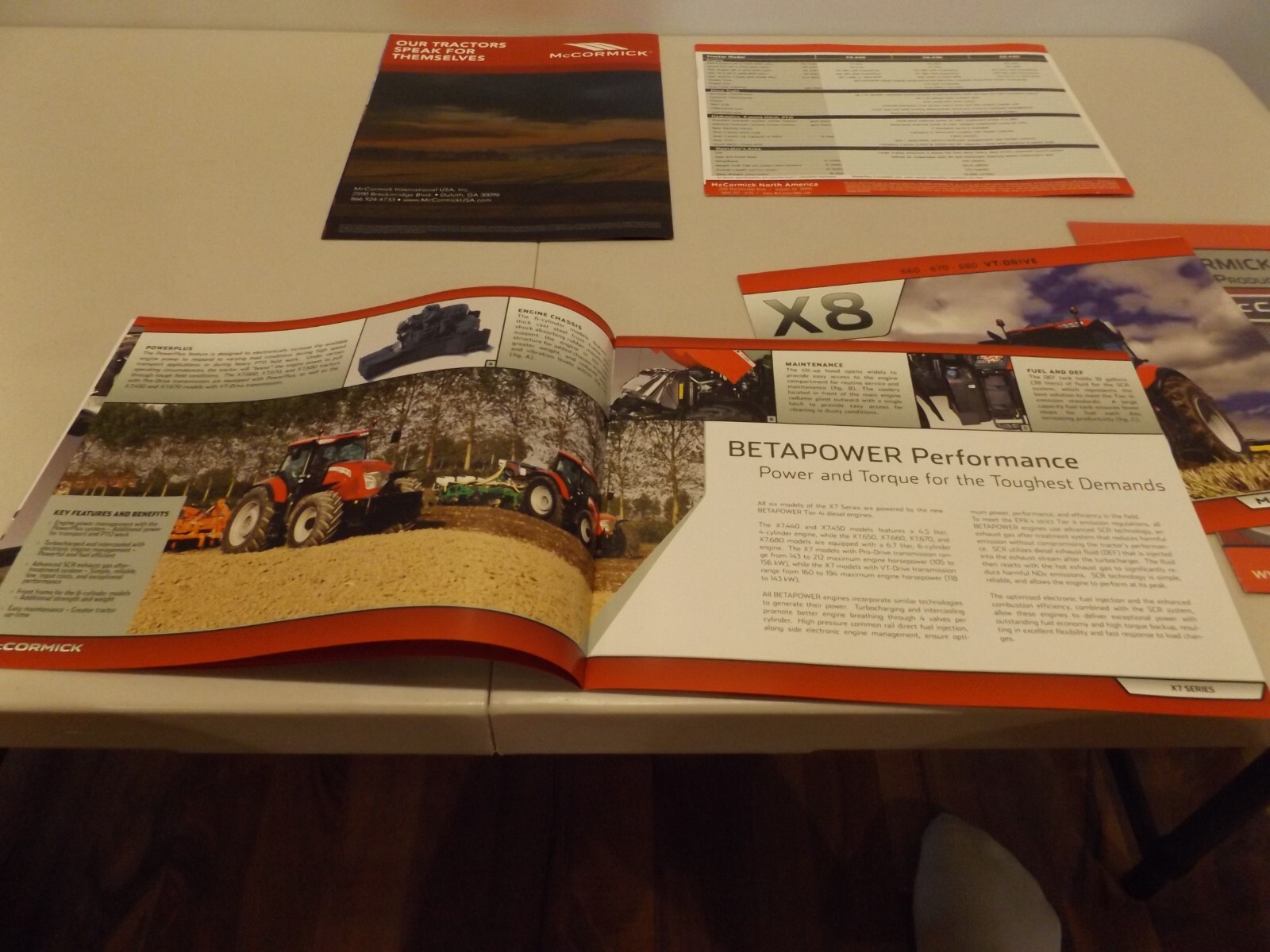5-pc. McCORMICK SERIES TRACTORS, 2014-2017