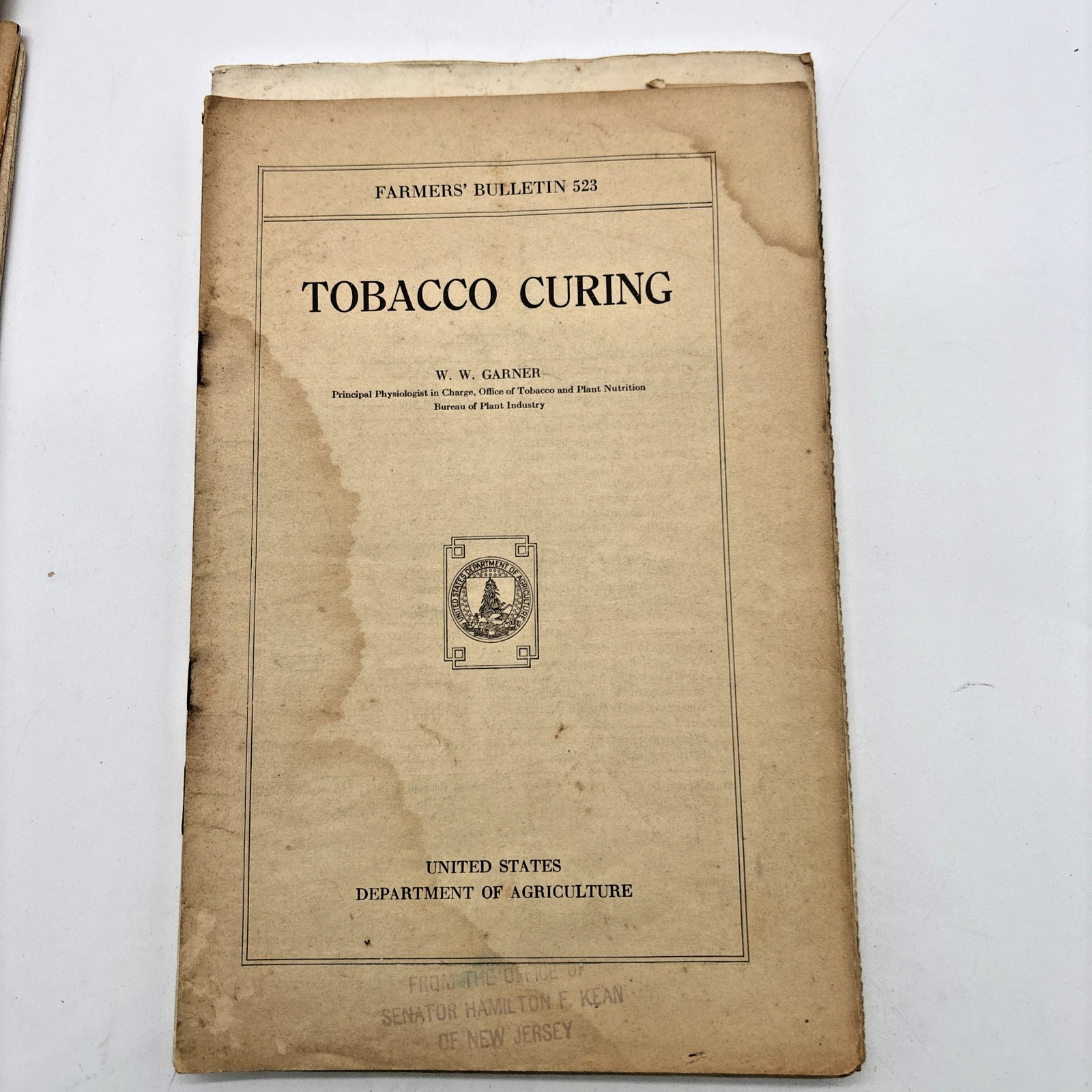 1898, 1900’s-1930&rsquo;S U.S DEPARTMENT OF AGRICULTURE FARMERS&rsquo; BULLETINS LOT OF 14