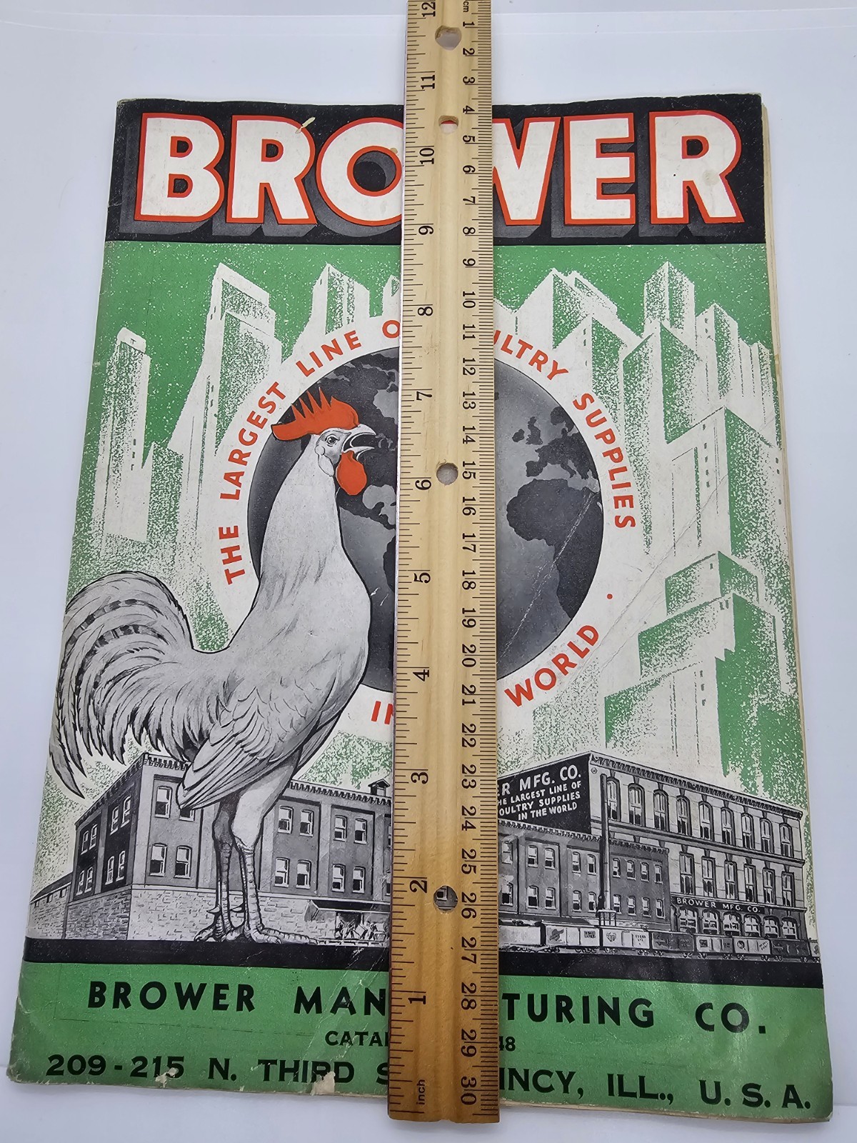1938 BROWER MANUFACTURING CATALOG No. 48 Poultry Supplies Equipment Ranching USA