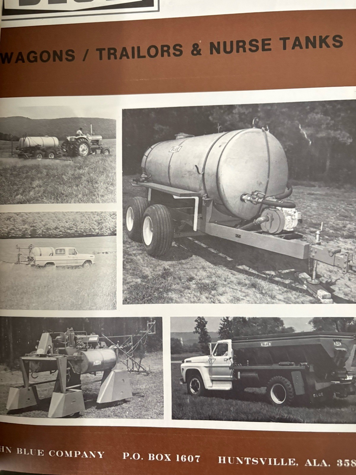 John Blue Farm Equipment Mfg. Vintage Set of 3 Catalogs w Brochures